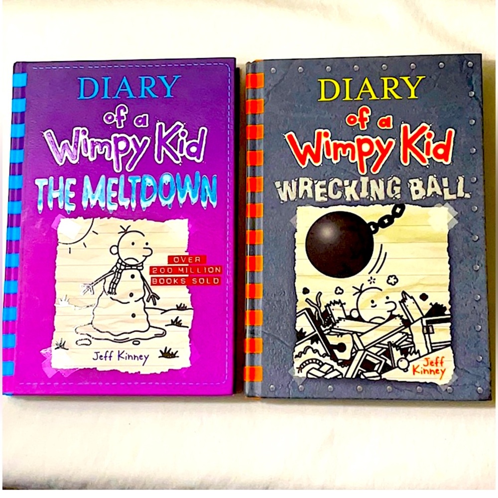 2 Diary of a Wimpy Kid | The Meltdown #13 | Wrecking Ball #14 | Hardcover Books